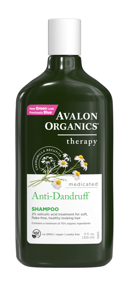 Avalon Organics Anti-Dandruff Medicated Shampoo bottle